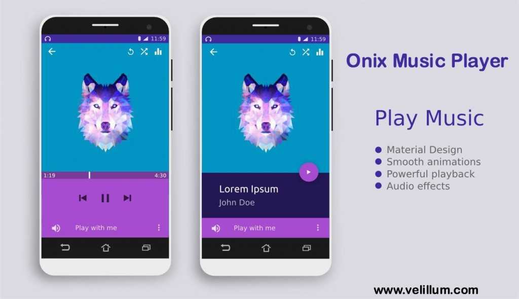 Onix Music Player Android App